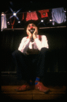 Actor Avner Eisenberg  in a scene fr. the Off-Broadway one man show "Avner the Eccentric." (New York)