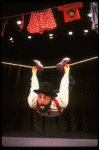 Actor Avner Eisenberg  in a scene fr. the Off-Broadway one man show "Avner the Eccentric." (New York)