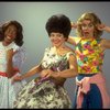 Actresses (L-R) Adriane Lenox, Alison Fraser & Pattie Darcy in a scene fr. the Off-Broadway musical revue "Beehive." (New York)