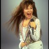 Actress Laura Theodore in a scene fr. the Off-Broadway musical revue "Beehive." (New York)