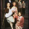 Actors (Front, clockwise) Peter Michael Goetz, Deborah Hedwall, Jennie Dundas & Roberta Maxwell w. (Back,L-R) Betty Miller, Katherine Borowitz & Jeremy Peter Johnson  in a scene fr. the American Place Theatre prod. of the play, "Before The Dawn." (New York)