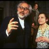 Actors (Front) Peter Michael Goetz & Roberta Maxwell w.(Back, L-R) Betty Miller & Katherine Borowitz in a scene fr. the American Place Theatre prod. of the play, "Before The Dawn." (New York)