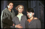 Actors (L-R) Betty Miller, Katherine Borowitz & Jeremy Peter Johnson in a scene fr. the American Place Theatre prod. of the play, "Before The Dawn." (New York)