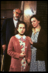 Actors (L-R) Peter Michael Goetz, Jennie Dundas & Roberta Maxwell in a scene fr. the American Place Theatre prod. of the play, "Before The Dawn." (New York)