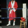 Actor Geoffrey C. Ewing as boxer Muhammad Ali in a scene fr. the one-man Off-Broadway play "Ali." (New York)