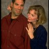 Actors Chris Innvar & Wendy Oliver in a publicity shot fr. the Off-Broadway revival of the musical "Anyone Can Whistle." (New York)