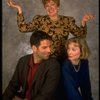 Actors (L-R) Chris Innvar, Margery Beddow & Wendy Oliver in a publicity shot fr. the Off-Broadway revival of the musical "Anyone Can Whistle." (New York)
