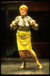 Actress Margery Beddow in a scene fr. the Off-Broadway revival of the musical "Anyone Can Whistle." (New York)