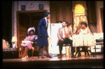 Actors (L-R) Jean Cheek, Rhetta Hughes, Roger Robinson & Ruth Brown in a scene fr. the Broadway musical "Amen Corner." (New York)