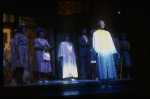 Actress Rhetta Hughes (R) in a scene fr. the Broadway musical "Amen Corner." (New York)