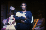 Actress Rhetta Hughes (C) in a scene fr. the Broadway musical "Amen Corner." (New York)