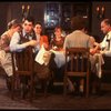 Actor Matthew Broderick (2L) & cast in a scene fr. the first replacement cast of the Broadway play "Brighton Beach Memoirs." (New York)