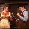 Actors Marilyn Chris & Matthew Broderick in a scene fr. the first replacement cast of the Broadway play "Brighton Beach Memoirs."