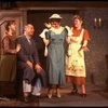 Actors (L-R) Royana Black, Peter Michael Goetz, Kathleen Widdoes & Marilyn Chris in a scene fr. the first replacement cast of the Broadway play "Brighton Beach Memoirs." (New York)
