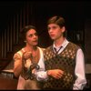 Actors Dorothy Holland & Nicholas Strouse in a scene fr. the second replacement cast of the Broadway play "Brighton Beach Memoirs." (New York)