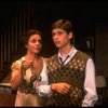 Actors Dorothy Holland & Nicholas Strouse in a scene fr. the second replacement cast of the Broadway play "Brighton Beach Memoirs." (New York)