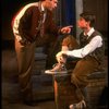 Actors (L-R) Peter Birkenhead & Nicholas Strouse in a scene fr. the second replacement cast of the Broadway play "Brighton Beach Memoirs." (New York)