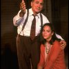 Actors Wendy Gazelle & Dick Latessa in a scene fr. the second replacement cast of the Broadway play "Brighton Beach Memoirs." (New York)