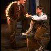 Actors (L-R) Peter Birkenhead & Nicholas Strouse in a scene fr. the second replacement cast of the Broadway play "Brighton Beach Memoirs." (New York)