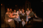 Actors (L-R) Dorothy Holland, Wendy Gazelle, Jennifer Blanc, Peter Birkenhead, Nicholas Strouse, Dick Latessa & Verna Bloom in a scene fr. the second replacement cast of the Broadway play "Brighton Beach Memoirs." (New York)