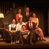 Actors (top L-R) Wendy Gazelle, Dick Latessa, (middle L-R) Jennifer Blanc, Verna Bloom, Peter Birkenhead, Dorothy Holland, (bottom) Nicholas Strouse in a company shot fr. the second replacement cast of the Broadway play "Brighton Beach Memoirs." (New York)