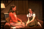 Actresses (L-R) Wendy Gazelle & Jennifer Blanc in a scene fr. the second replacement cast of the Broadway play "Brighton Beach Memoirs." (New York)