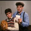 Actors (L-R) Jonathan Silverman & Mark Nelson in a rehearsal shot fr. the first National tour of the Broadway play "Brighton Beach Memoirs."