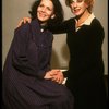 Actresses (L-R) Barbara Caruso & Joan Copeland in a rehearsal shot fr. the first National tour of the Broadway play "Brighton Beach Memoirs."