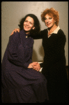 Actresses (L-R) Barbara Caruso & Joan Copeland in a rehearsal shot fr. the first National tour of the Broadway play "Brighton Beach Memoirs."