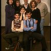 Top L-R) Actors Barbara Caruso, Elizabeth Perkins, Olivia Mates, Dir. Gene Saks, Joan Copeland, Charles Cioffi; (Front L-R) Jonathan Silverman, Mark Nelson in a rehearsal shot fr. the first National tour of the Broadway play "Brighton Beach Memoirs."