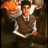 Actor Jonathan Silverman (Front) w. actors (L-R) Joan Copeland, Elizabeth Perkins, Olivia Laurel Mates, Mark Nelson, Charles Cioffi & Barbara Caruso in a scene fr. the first National tour of the Broadway play "Brighton Beach Memoirs."
