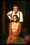 Actors Elizabeth Perkins & Charles Cioffi in a scene fr. the first National tour of the Broadway play "Brighton Beach Memoirs."
