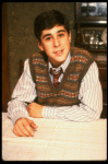 Actor Jonathan Silverman in a scene fr. the first National tour of the Broadway play "Brighton Beach Memoirs."