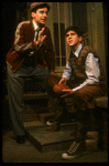 Actors (L-R) Mark Nelson & Jonathan Silverman in a scene fr. the first National tour of the Broadway play "Brighton Beach Memoirs."
