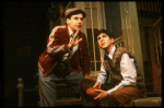 Actors (L-R) Mark Nelson & Jonathan Silverman in a scene fr. the first National tour of the Broadway play "Brighton Beach Memoirs."