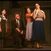 Actors (L-R) Olivia Laurel Mates, Charles Cioffi, Joan Copeland & Barbara Caruso in a scene fr. the first National tour of the Broadway play "Brighton Beach Memoirs."