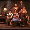 Actors (Top L-R) Richard Greene & Lisa Waltz, (Middle L-R) Skye Bassett, Rocky Parker, Brian Drillinger & Lynn Milgrim, (Front) Nicholas Strouse in a scene fr. the Bus & Truck tour of the Broadway play "Brighton Beach Memoirs."