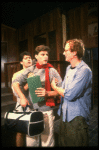 Actors (L-R) Kevin O'Rourke, Dennis Drake & Don Howard in a scene fr. the Broadway play "Alone Together." (New York)