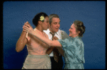 Actors (L-R) Lauren Craig,Harry Goz & Diane Tarleton in a scene fr. the Off-Broadway prod. of  the play, "To Bury A Cousin." (New York)