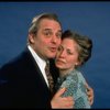 Actors Harry Goz & Diane Tarleton in a scene fr. the Off-Broadway prod. of  the play, "To Bury A Cousin." (New York)