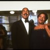 Singer Bobby Short & singer/actress Nell Carter in a publicity shot fr. the Broadway revue "Black Broadway." (New York)