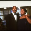 Singer Bobby Short & singer/actress Nell Carter in a publicity shot fr. the Broadway revue "Black Broadway." (New York)