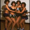 Dancer Mercedes Ellington (2L) & ensemble in a publicity shot fr. the Broadway revue "Black Broadway." (New York)