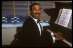 Singer Bobby Short in a publicity shot fr. the Broadway revue "Black Broadway." (New York)