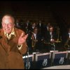 Trumpeter Harry James & his orchestra in a scene fr. the concert "Big Broadcast of 1944." (Westbury)