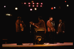 Vocal group the Ink Spots in a scene fr. the concert "Big Broadcast of 1944." (Westbury)