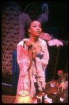 Actress Brenda Pressley in a scene fr. the Off-Broadway musical "Blues in the Night." (New York)