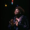 Actress Carol Woods in a scene fr. the Off-Broadway musical "Blues in the Night." (New York)