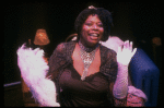 Actress Carol Woods in a scene fr. the Off-Broadway musical "Blues in the Night." (New York)