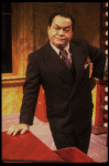 Actor Raymond Serra in a scene fr. the Broadway play "Accidental Death of an Anarchist." (New York)
